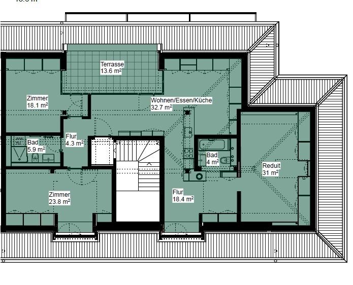 3 stanze duplex, foto 6 di 6
