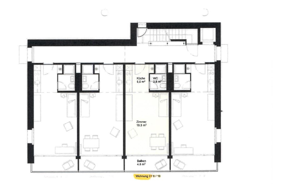 Appartamento di 2 locali, foto 8 di 8