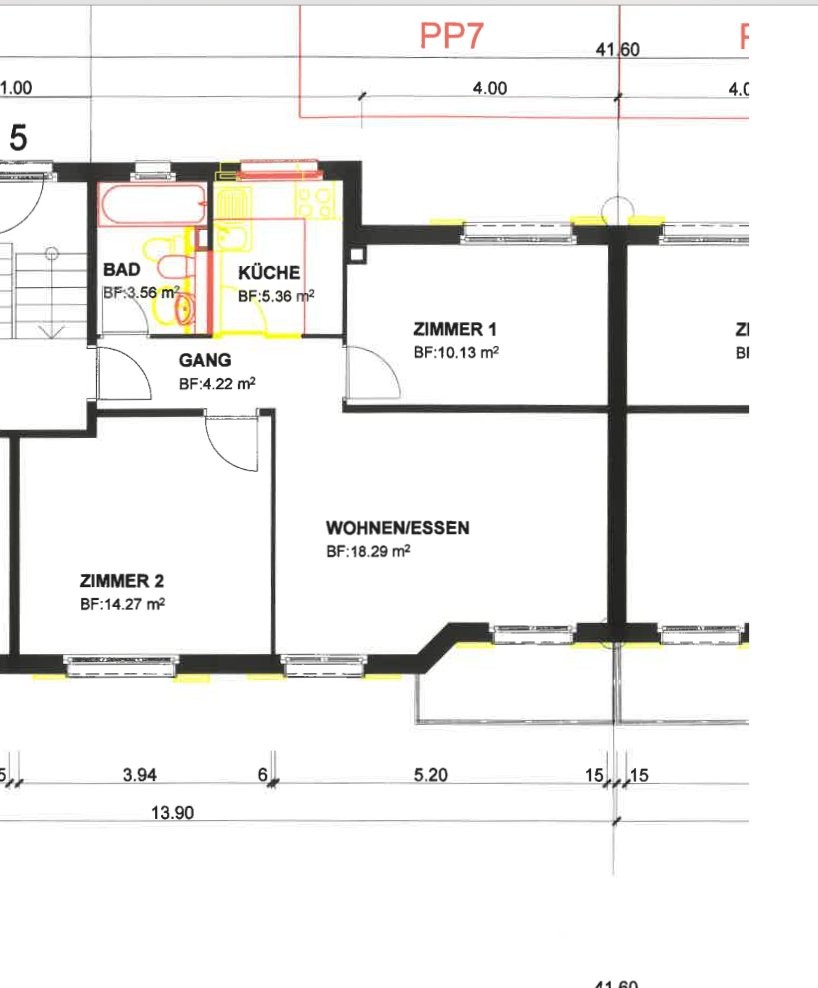 3 rooms apartment