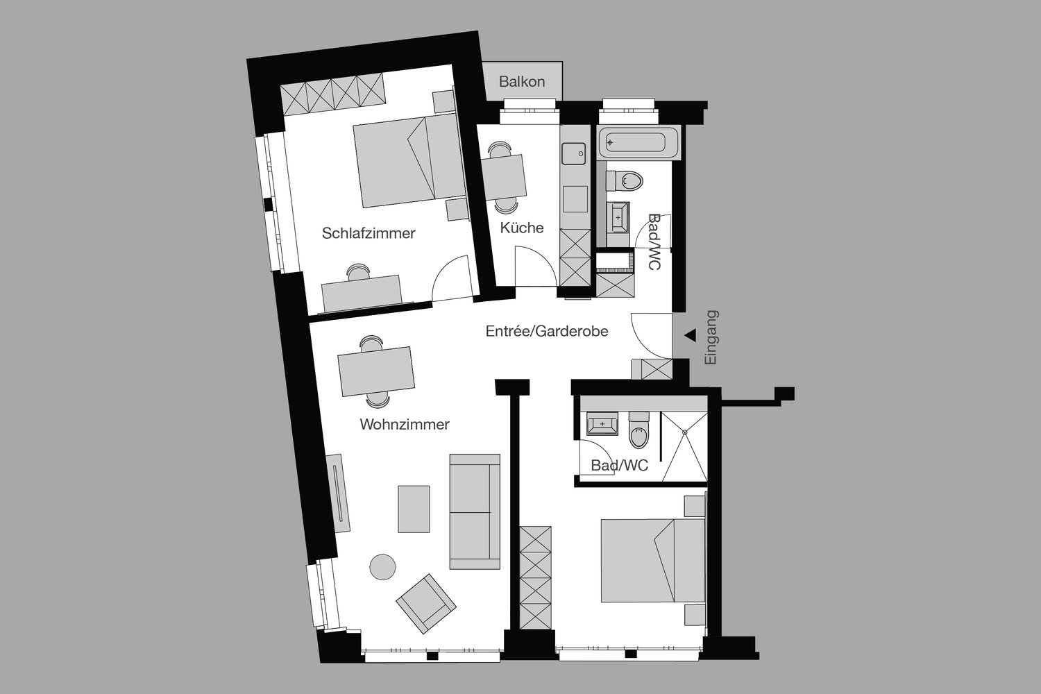 3 ½ locali appartamento arredato, foto 7 di 7