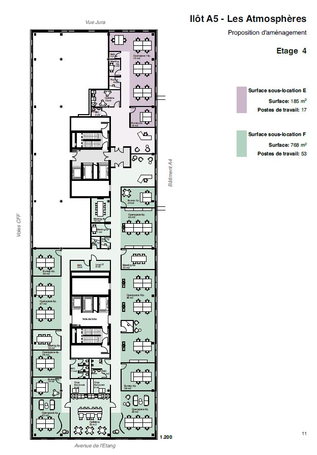 425m² ufficio