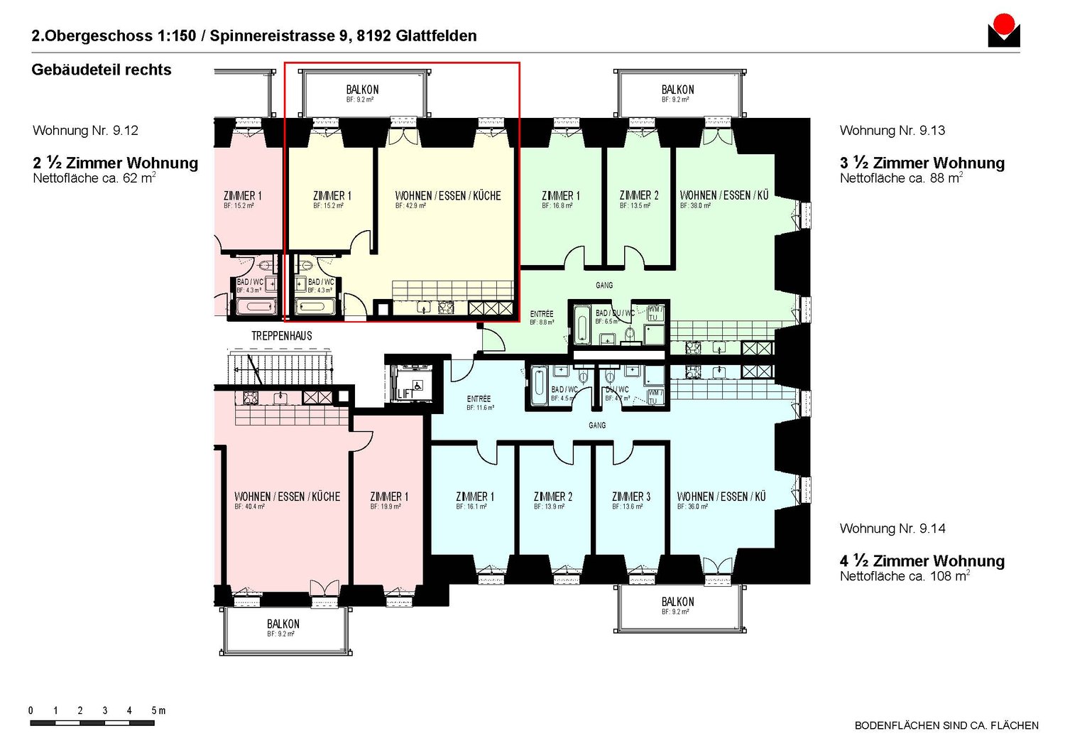 Appartamento di 3 ½ locali, foto 9 di 9