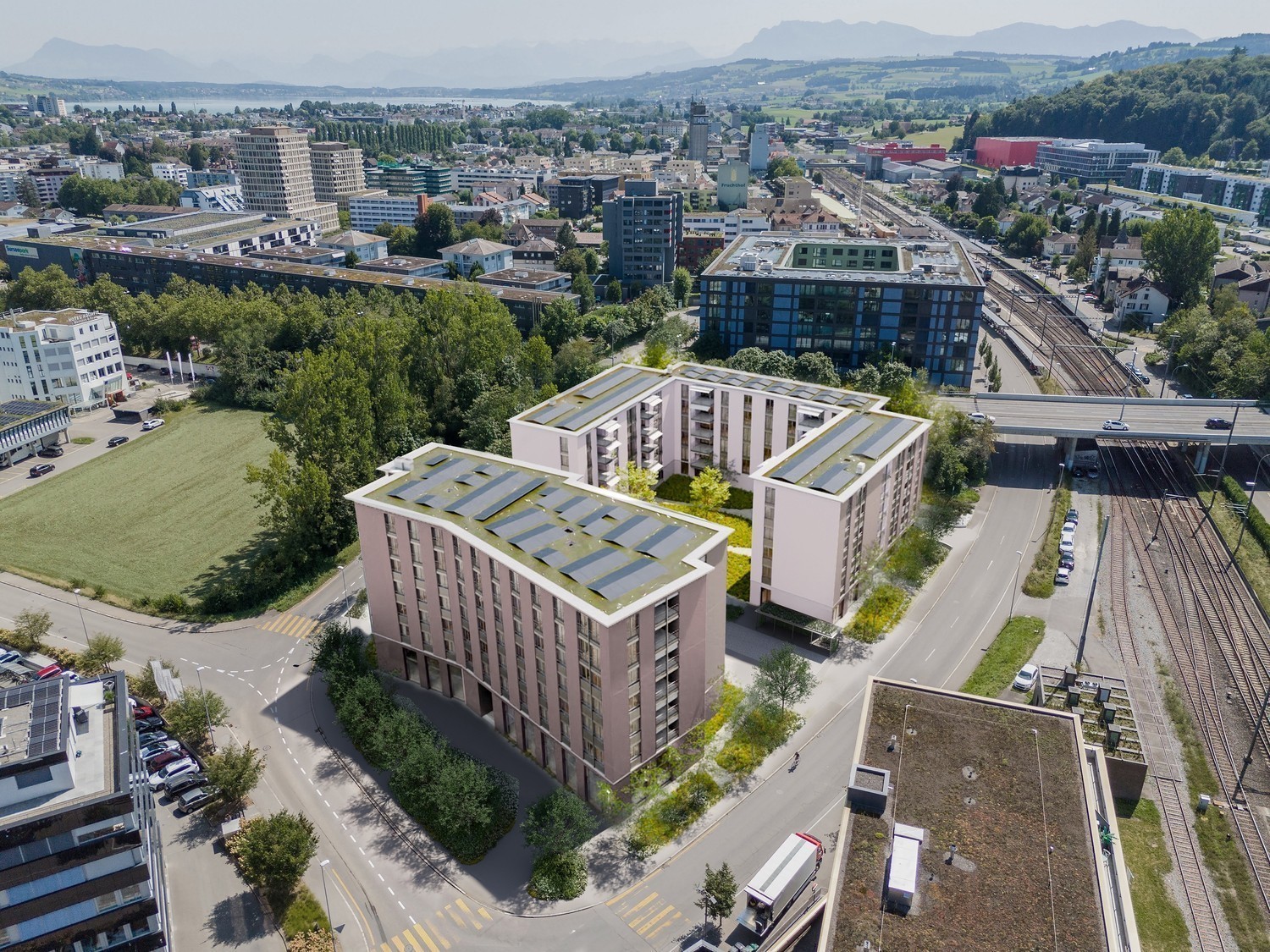 96m² living / commercial building