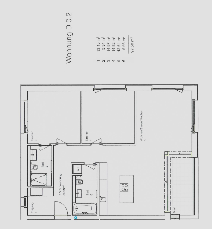 Appartamento di 3 ½ locali, foto 7 di 9
