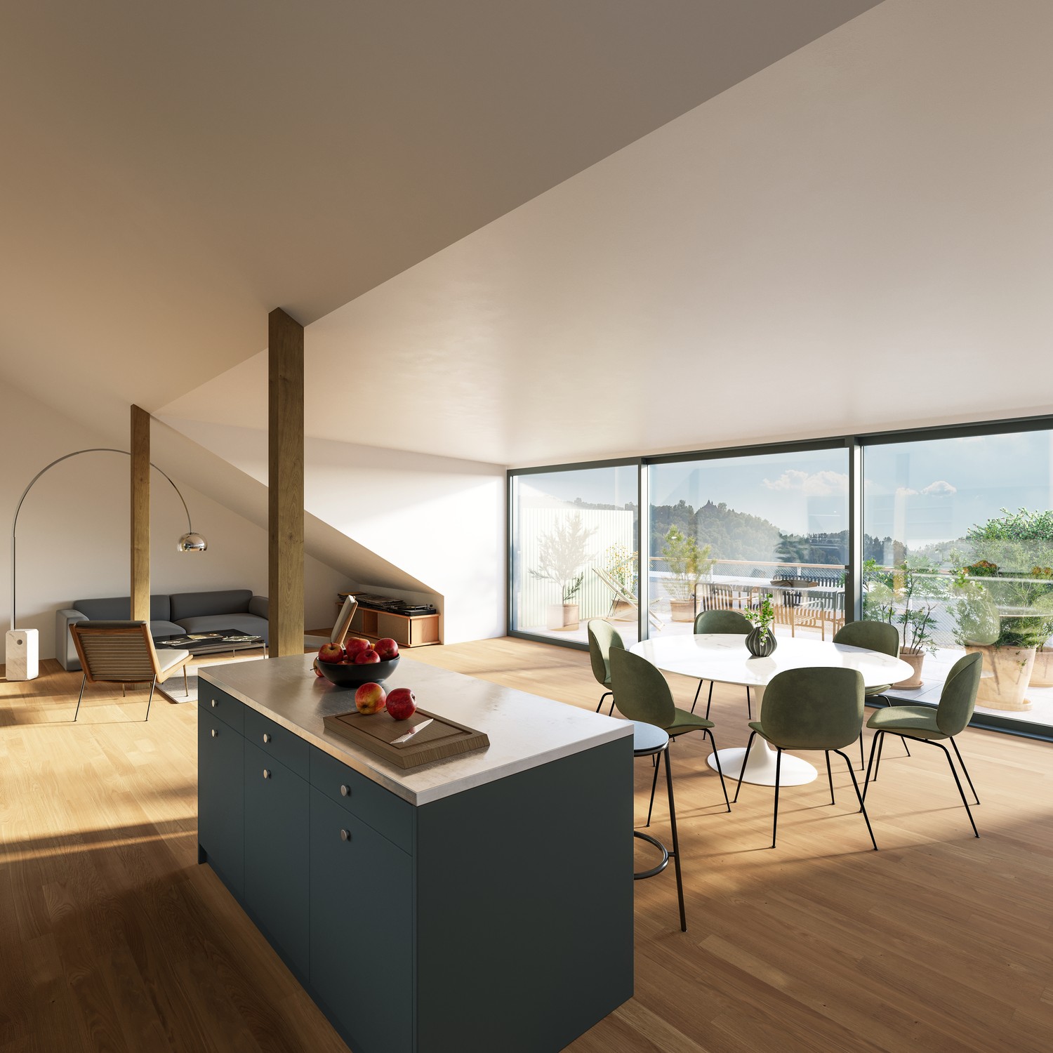 4 ½ rooms roof flat, foto 1 di 5