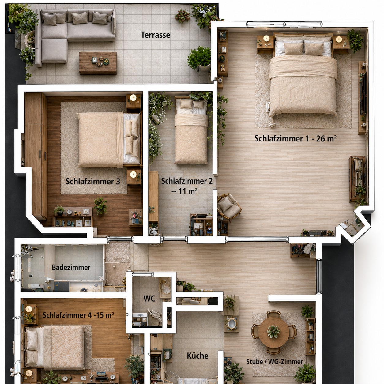Appartamento di 5 locali, foto 3 di 10