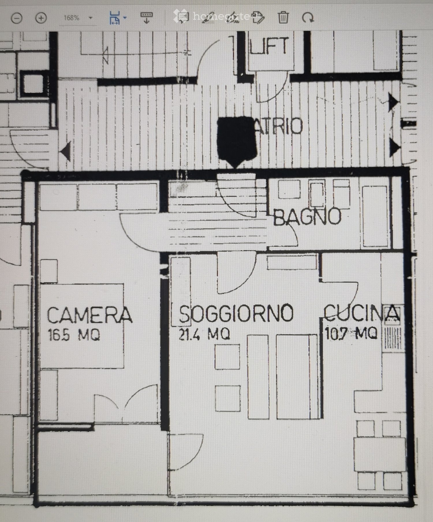 2 ½ rooms apartment