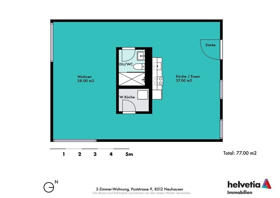 loft di 2 locali