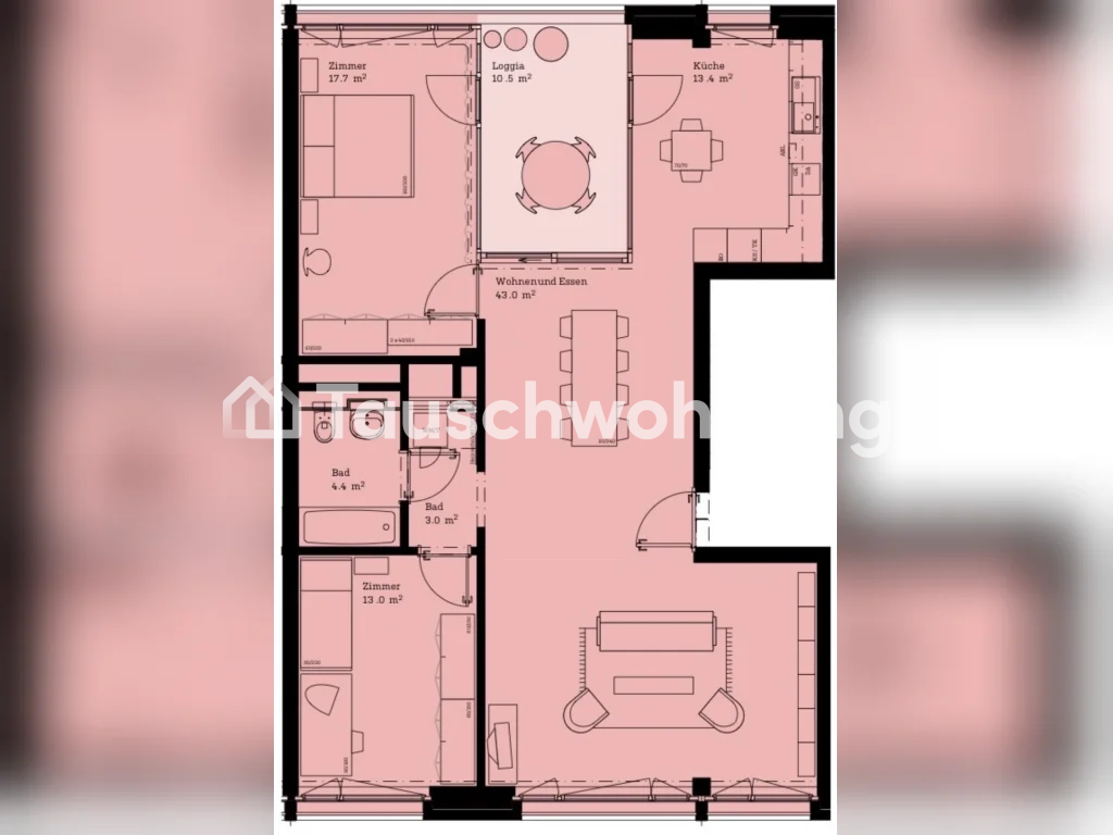 Appartamento di 3 ½ locali