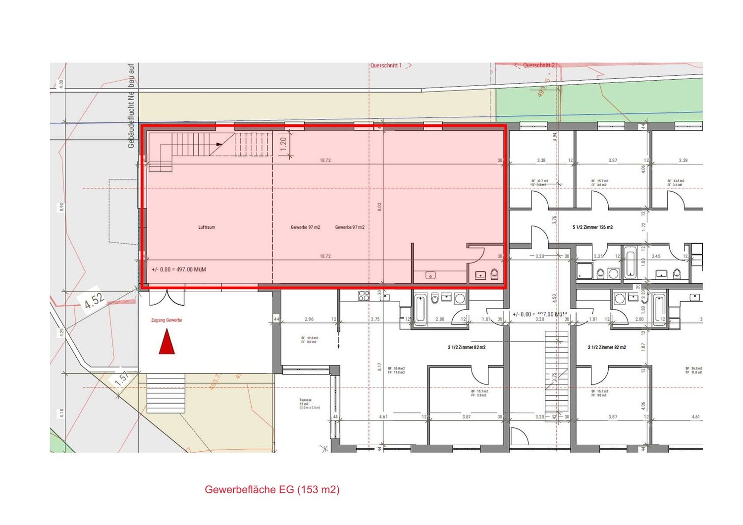 Bureau de 248m²