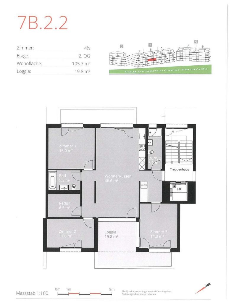 Appartamento di 2 ½ locali, foto 6 di 6