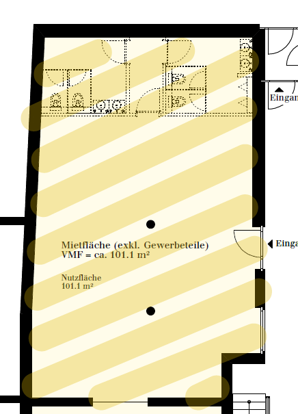 100m² locale hobby