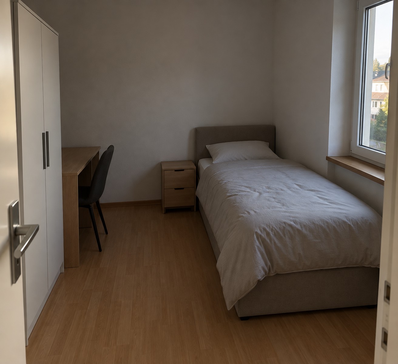 Camera in un appartamento condiviso