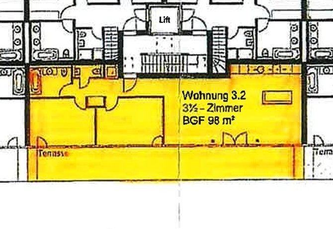 3 ½ rooms apartment