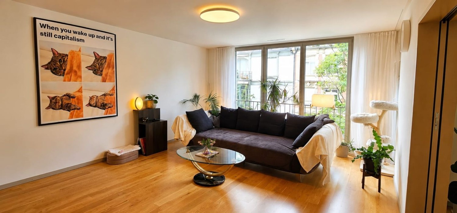Stanza in un appartamento condiviso