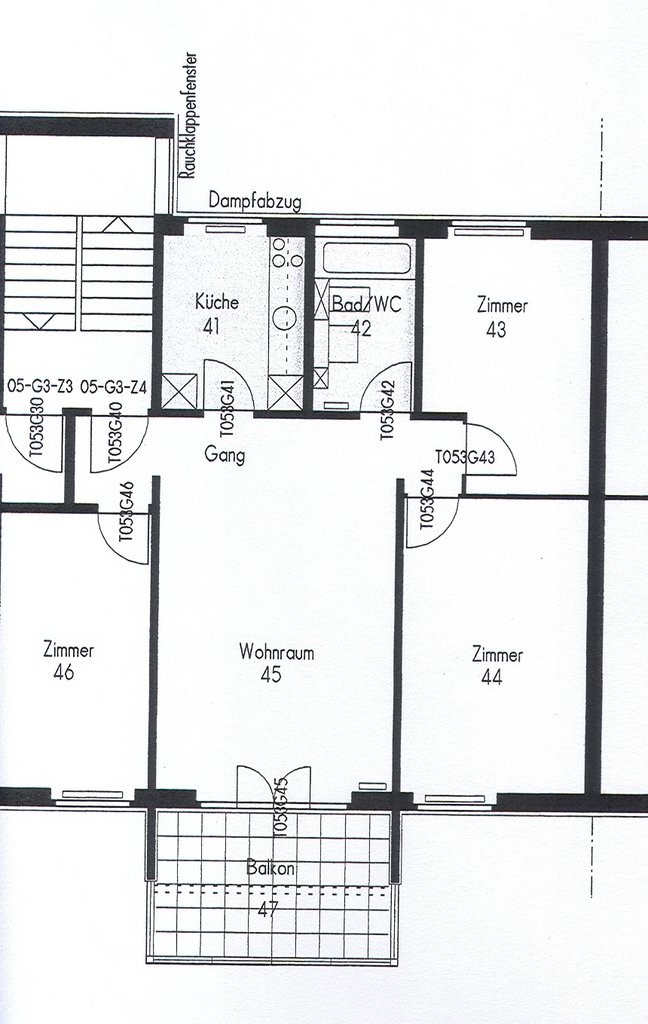 Appartement de 3 pièces