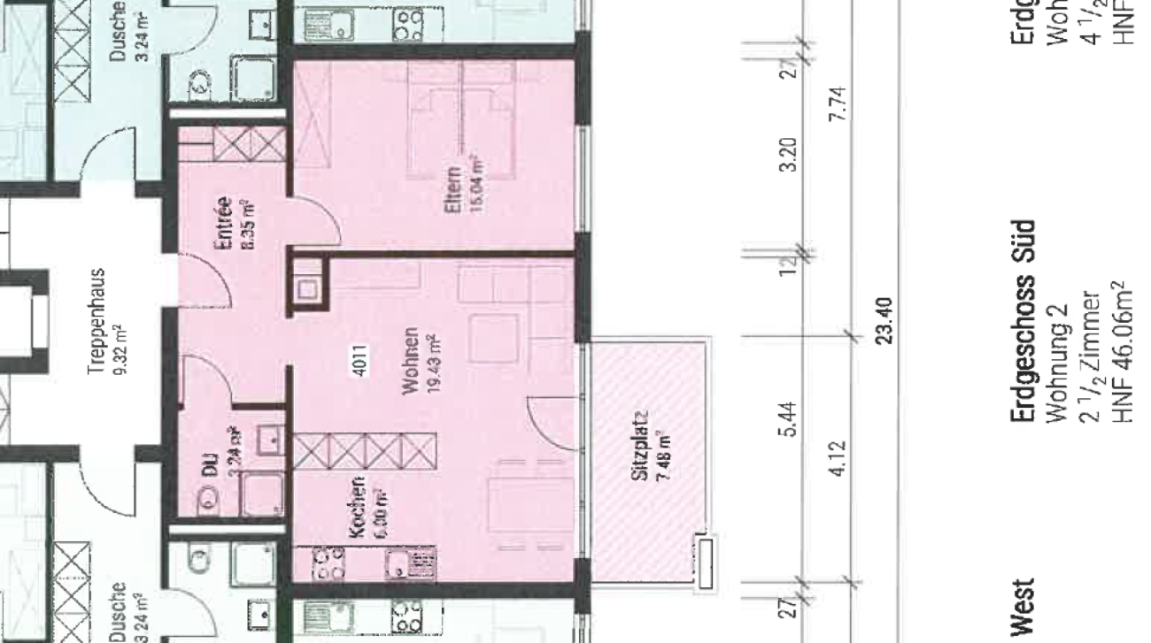 Appartamento di 2 ½ locali