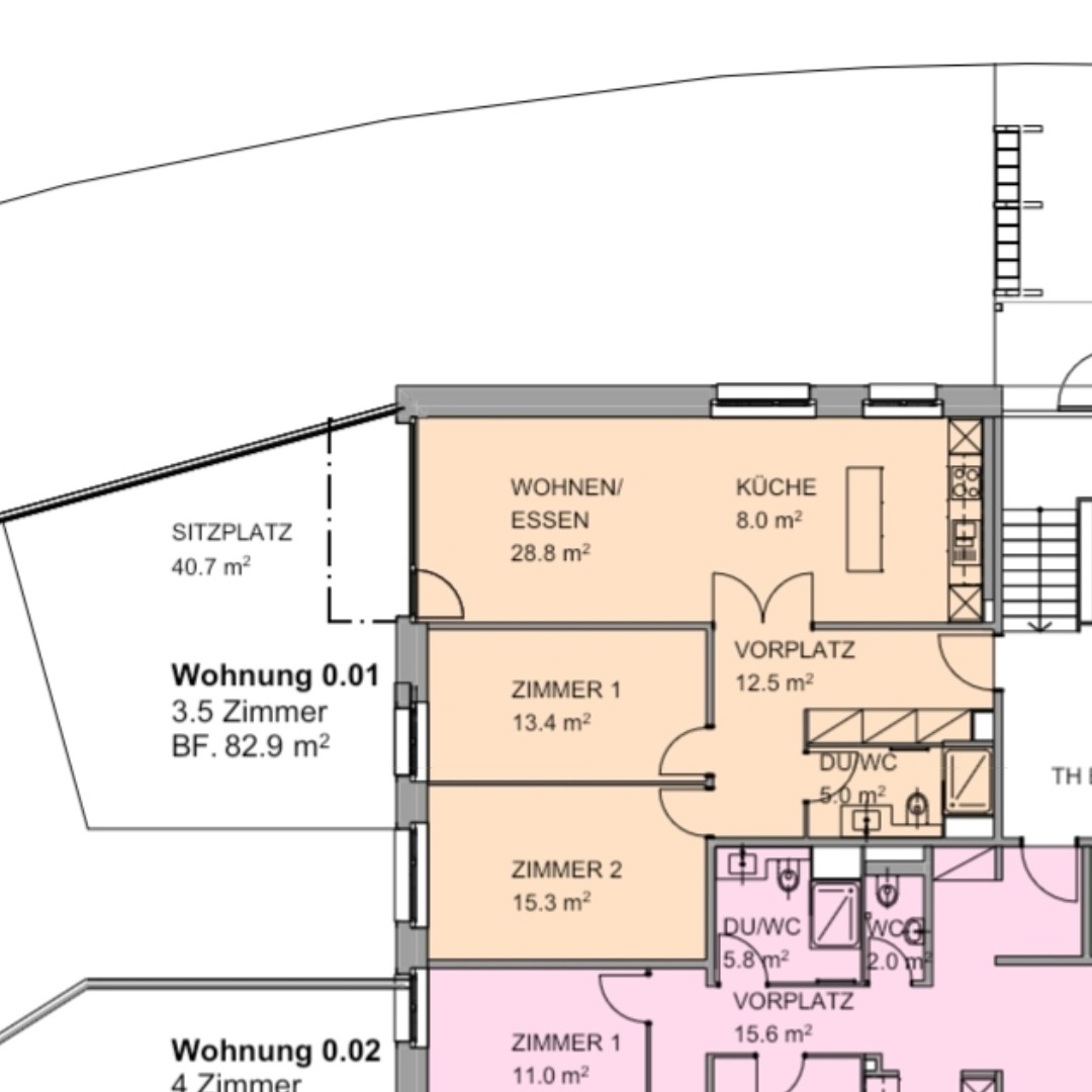 Appartamento di 3 ½ locali, foto 2 di 5