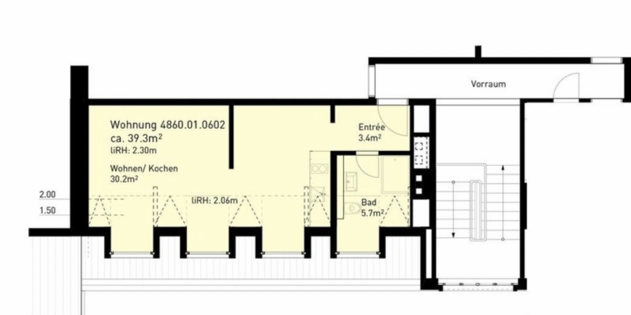 Appartamento di 1 ½ locali, foto 5 di 5