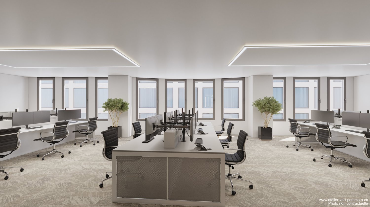 960m² Büro