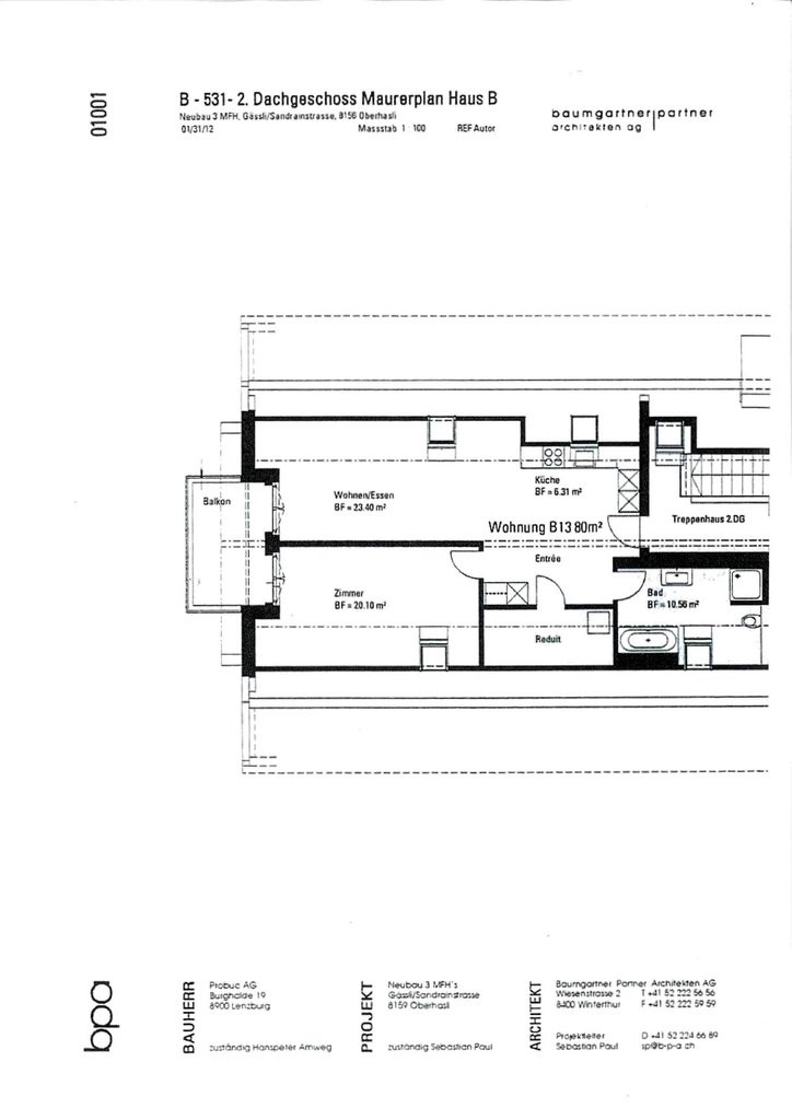 Appartamento di 2 ½ locali