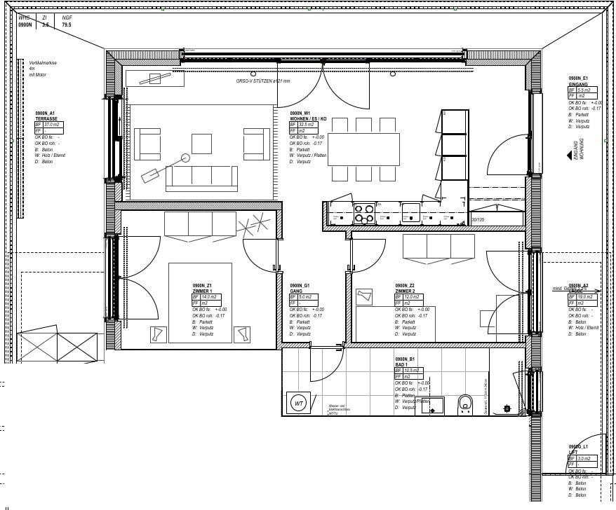 Appartement de 3 ½ pièces