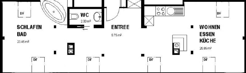 Appartamento di 2 ½ locali, foto 9 di 10