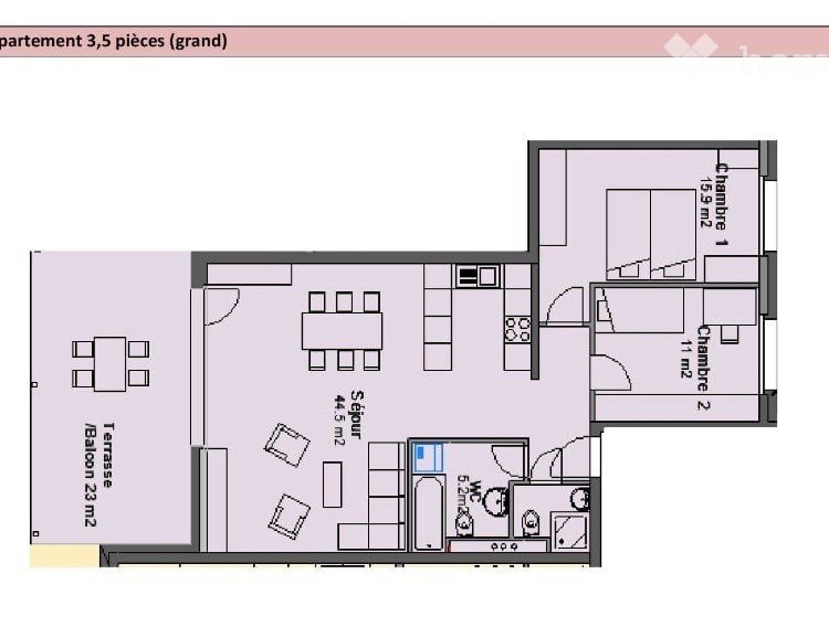Appartamento di 3 ½ locali, foto 1 di 3