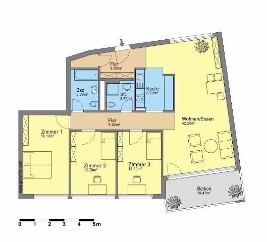 Appartamento di 4 ½ locali, foto 7 di 7