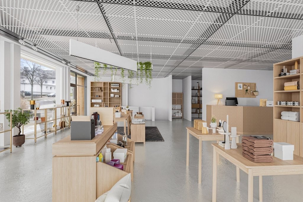 130m² negozio