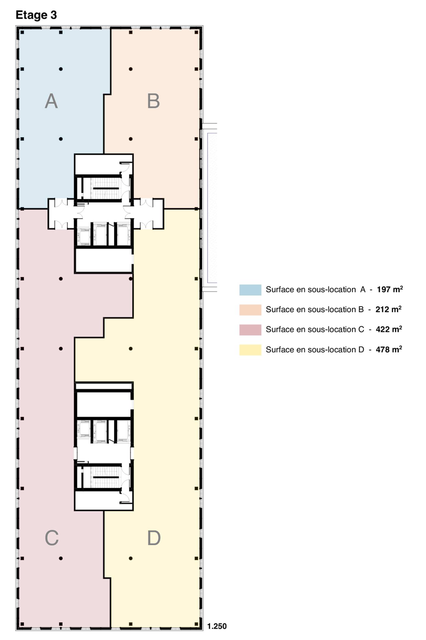 478m² ufficio
