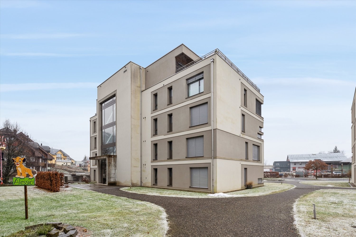 appartement en attique de 2 pièces