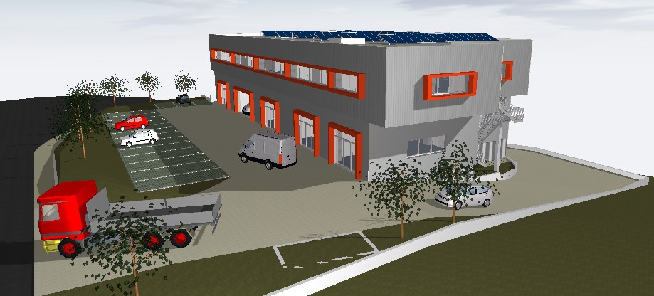 2600m² industrial object