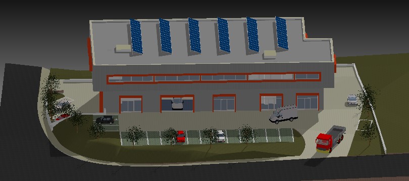 2600m² industrial object