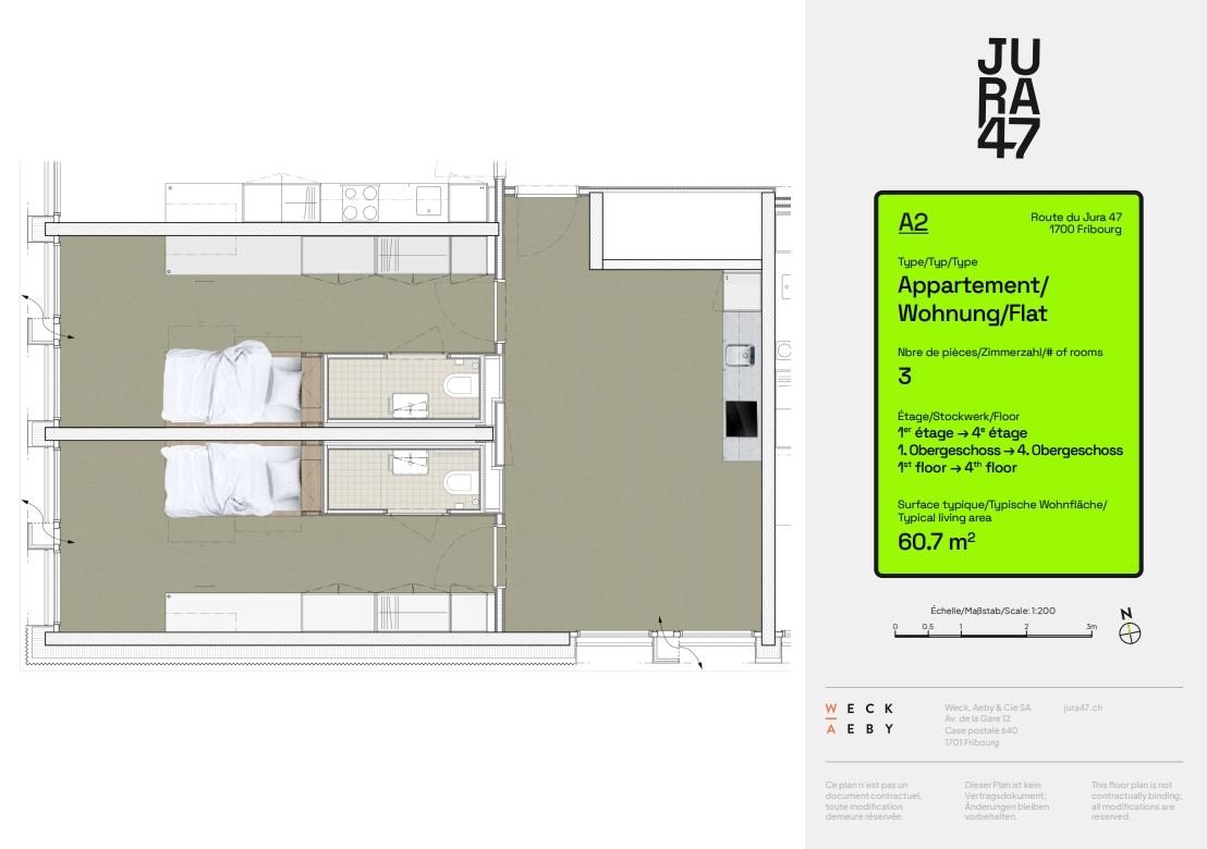 Appartamento di 3 ½ locali