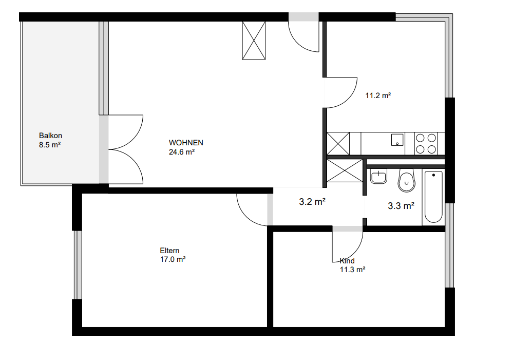 Appartamento di 3 ½ locali, foto 7 di 7