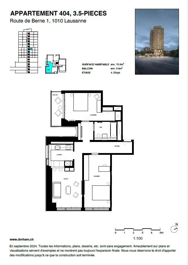 Appartamento di 3 locali, foto 8 di 9