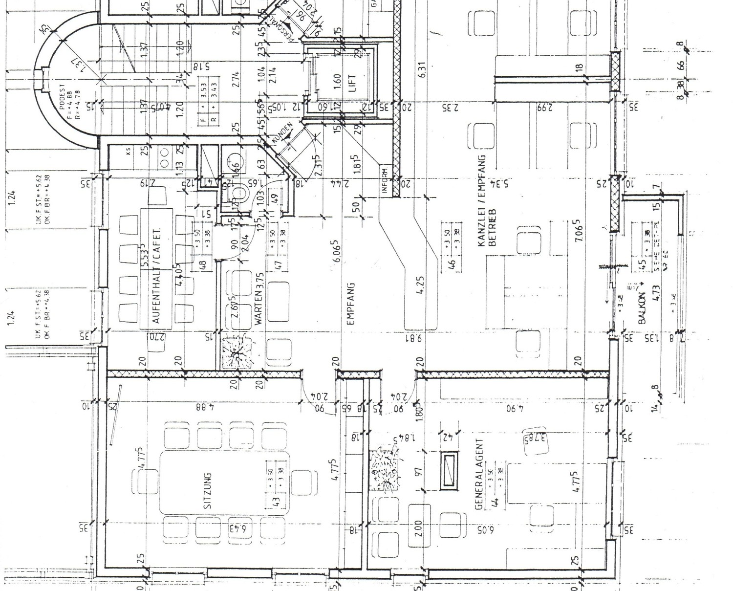 130m² office