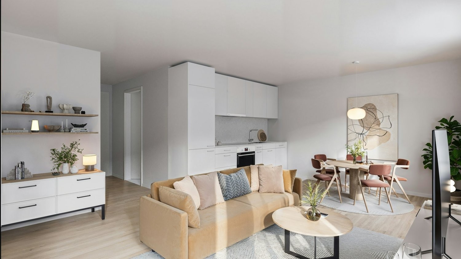 1 ½ rooms apartment