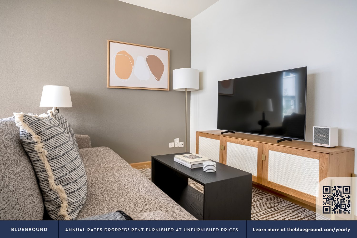 3 ½ rooms furnished flat