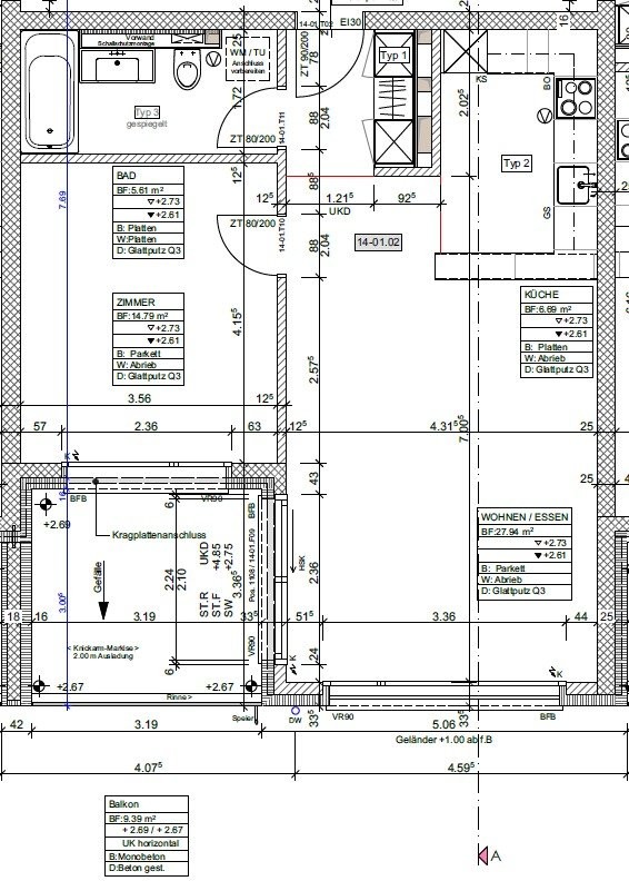 Appartamento di 2 ½ locali