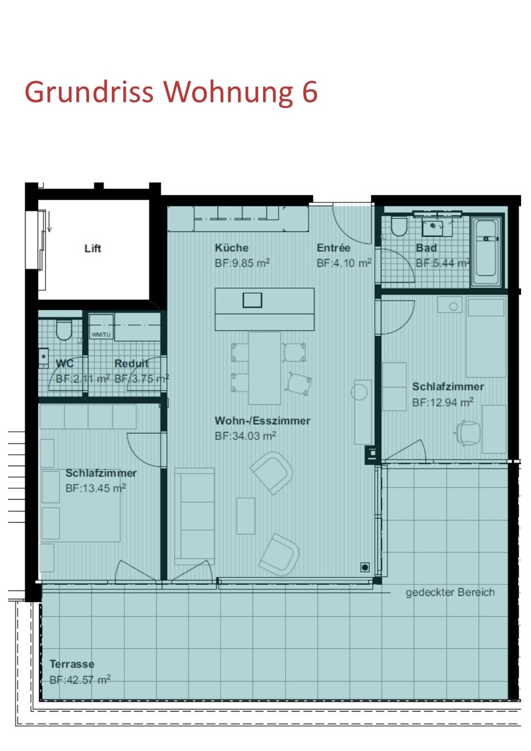 Appartamento di 3 ½ locali