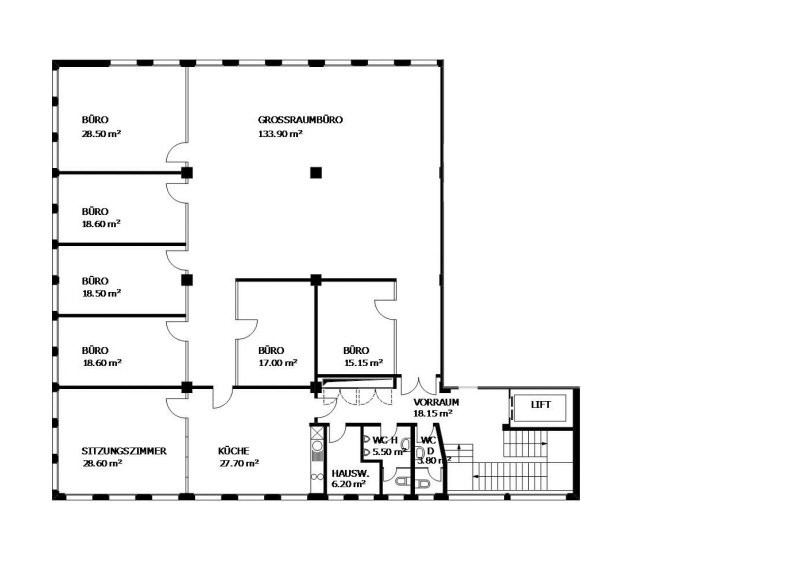316m² office