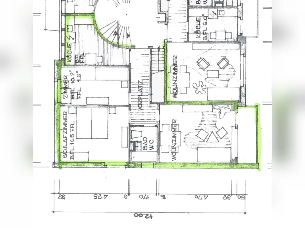 appartement de 3 pièces