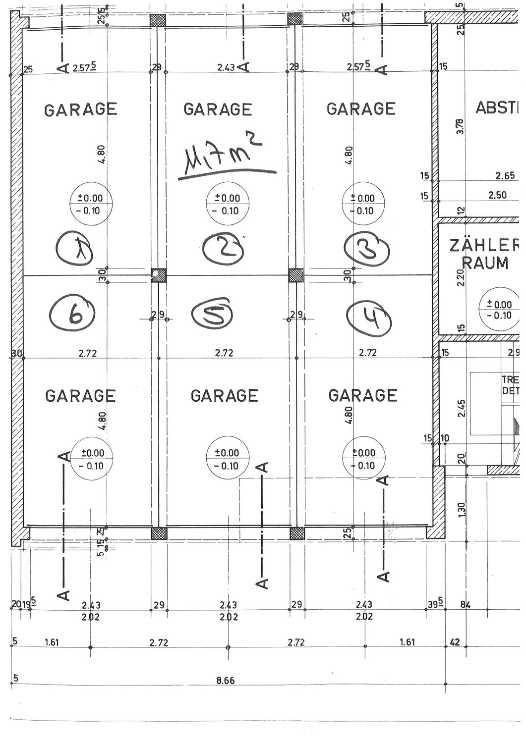 12m² garage singolo