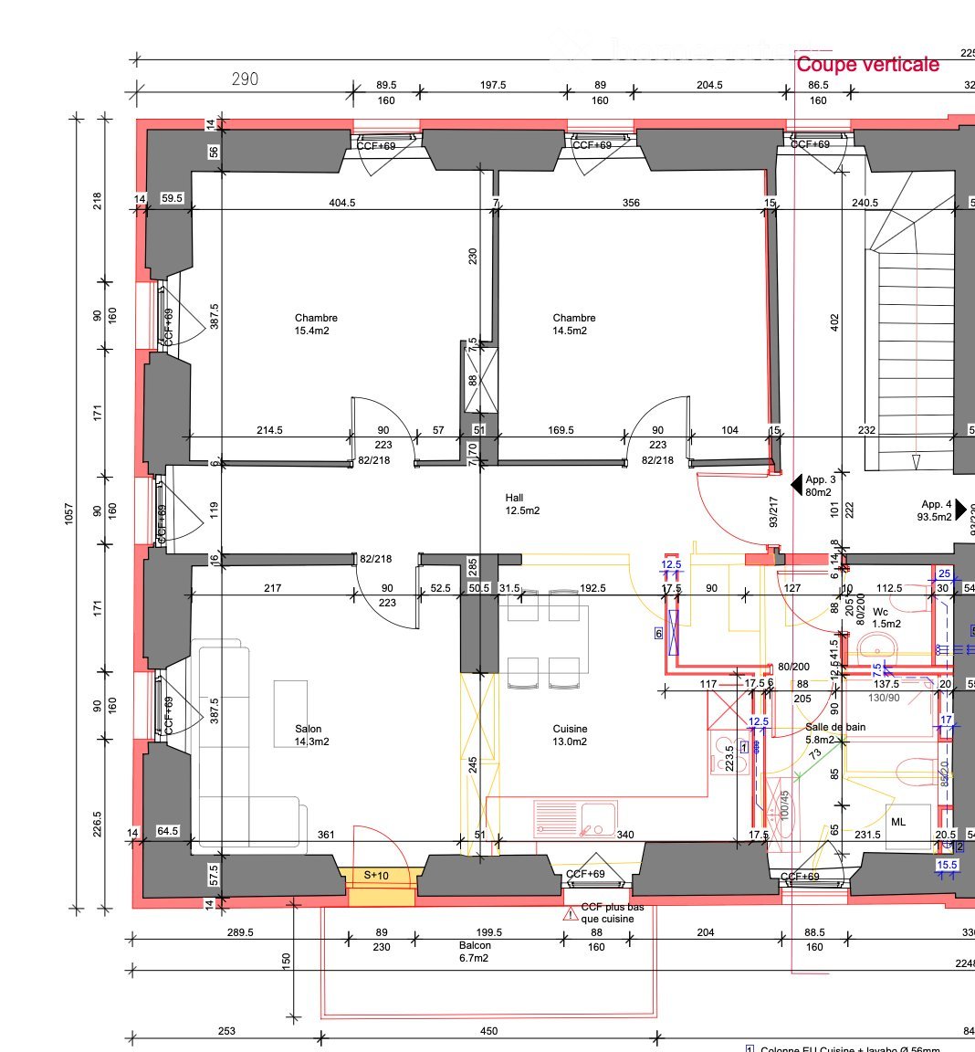 Appartamento di 3 ½ locali