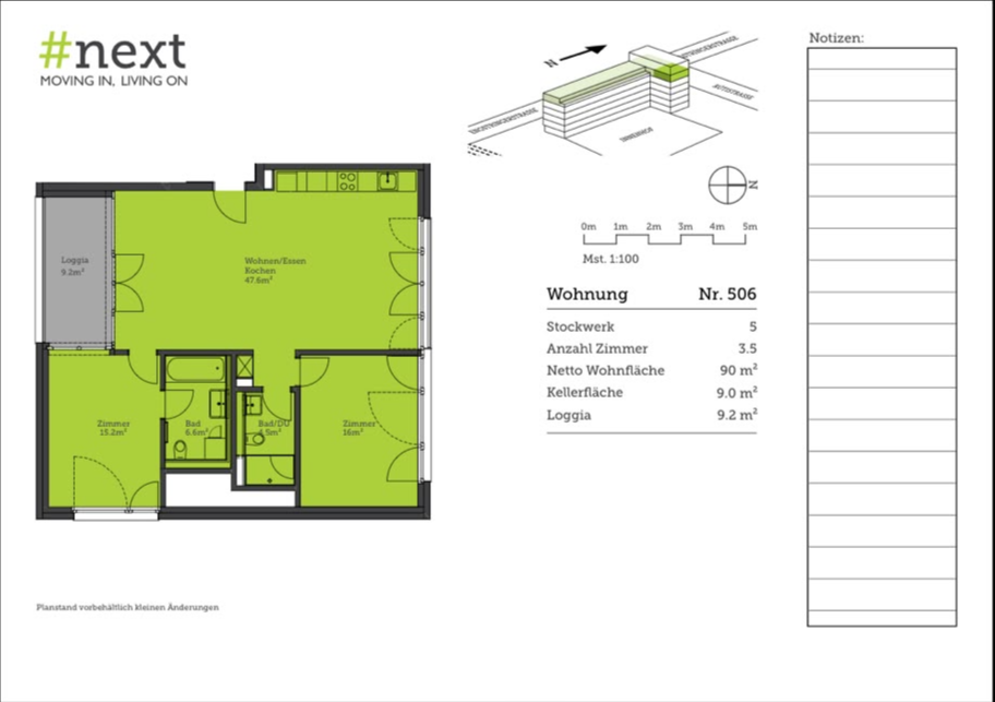 Appartamento di 3 ½ locali, foto 5 di 5